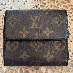 LOUIS VUITTON MONOGRAM DOUBLE SNAP WALLET LV authentic/ refurbished